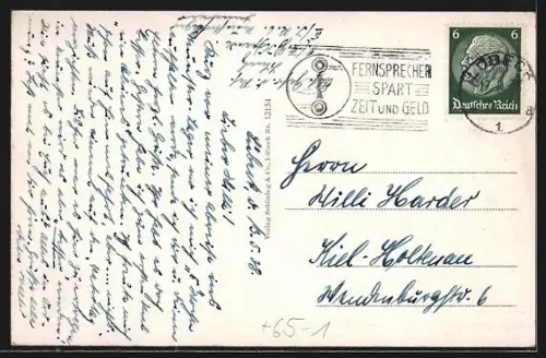 AK Lübeck, Partie am Bahnhof