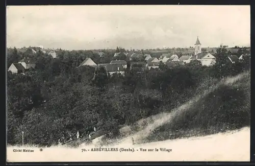 AK Abbevillers /Doubs, Vue sur le Village