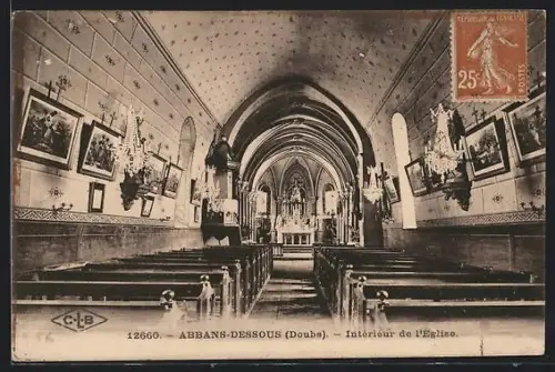 AK Abbans-Dessous /Doubs, Intérieur de l`Église
