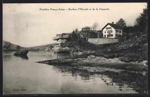AK Rochers d`Hercule, Frontière Franco-Suisse, Rochers de la Casquette