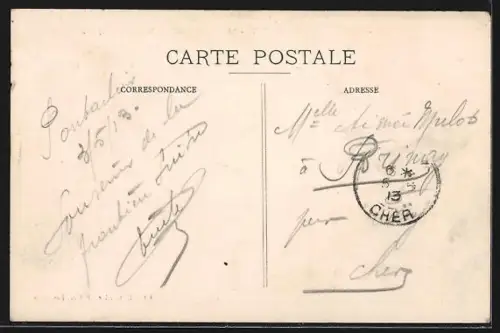 AK Malbuisson, Villa Montjoie et paysage environnant en Franche-Comté