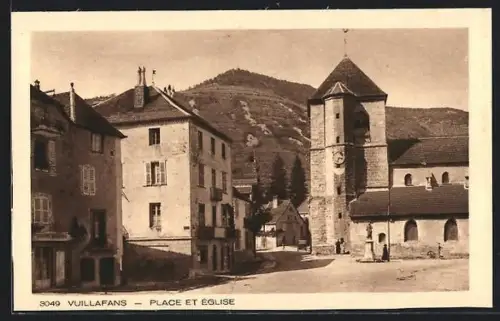 AK Vuillafans, Place et église