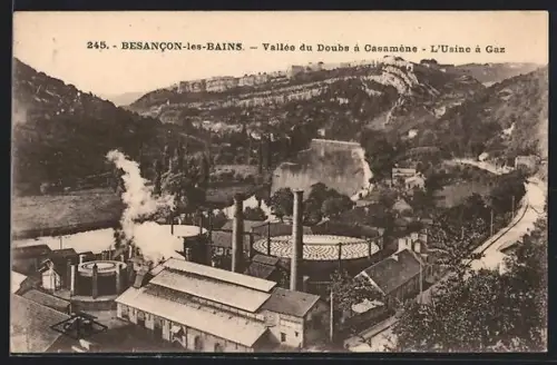 AK Besancon-les-Bains, Vallée du Doubs à Casamène, L`Usine à Gaz