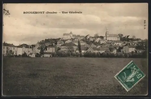 AK Rougemont /Doubs, Vue Générale