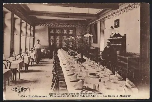 AK Guillon-les-Bains, Établissement Thermal, La Salle à Manger