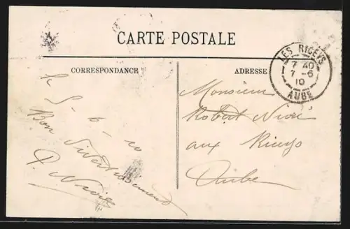 AK Besancon, Vue sur le Doubs à Tarragnoz