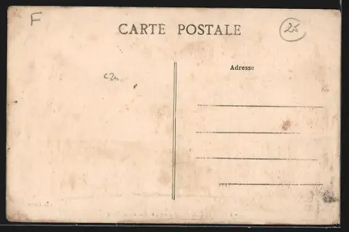 AK Chemaudin /Doubs, La Rue de la Mare