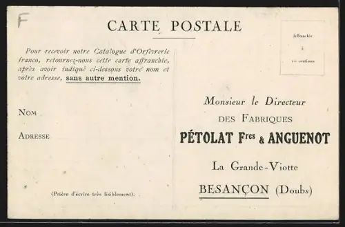 AK Besancon, La joie dans le foyer, services à thé élégants