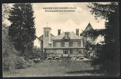 AK Baume-les-Dames /Doubs, Pensionnat des Ursulines
