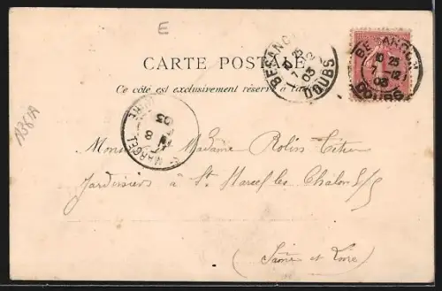 AK Besancon, Place Labourée Le marché