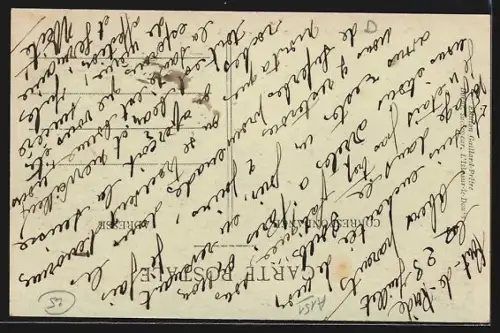 AK Pont de Roide, Route de Montbéliard avec vue sur la rue principale et les collines en arrière-plan