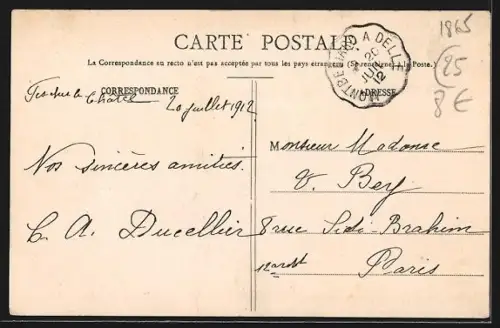 AK Le Rondelot, Réfectoire et scène de rue animée