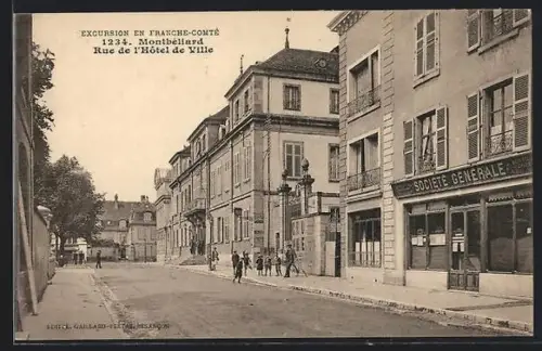 AK Montbéliard, Rue de l`Hôtel de Ville