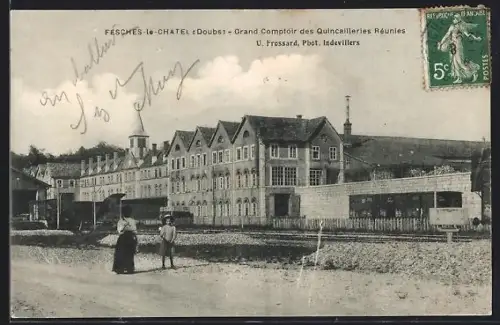 AK Fesches-le-Châtel /Doubs, Grand Comptoir des Quincailleries Réunies