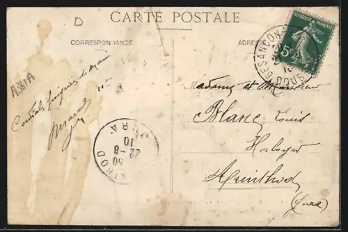 AK Besancon, Concours d`Automobiles Fleuries lors des Fêtes d`Août 1910