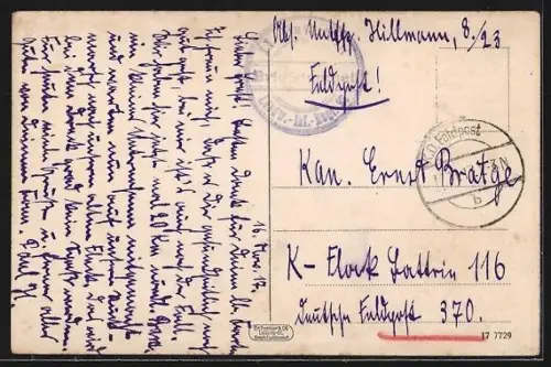 AK Baranowitschi, Häuser an der Poststrasse