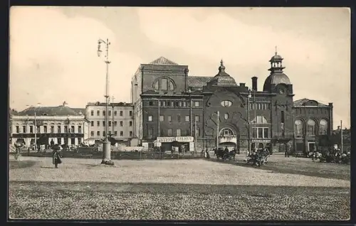 AK Moscou, Ancienne place de Triomph, Theatre Aumont