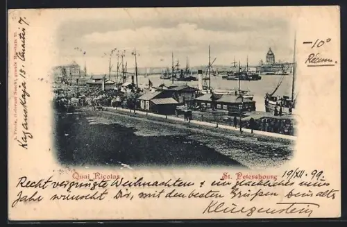 AK St. Pétersbourg, Quai Nicolas
