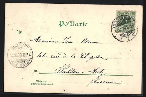 Lithographie Berlin, Bahnhof Friedrichstrasse, Passage