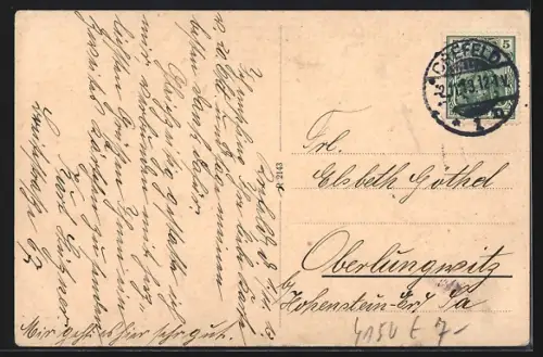 AK Krefeld, St. Josephskirche und Schule