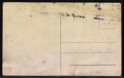 Foto-AK Uniformierter Fahradfahrer auf Fahrrad