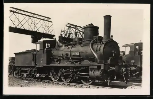 Foto-AK ETAT Dampflokomotive mit Baureihenummer 030-605, französische Eisenbahn