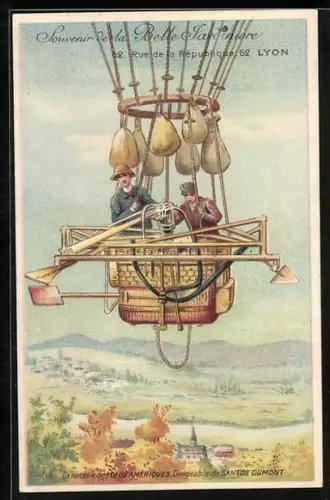 AK Dirigeable de Santos Dumont, Ballon