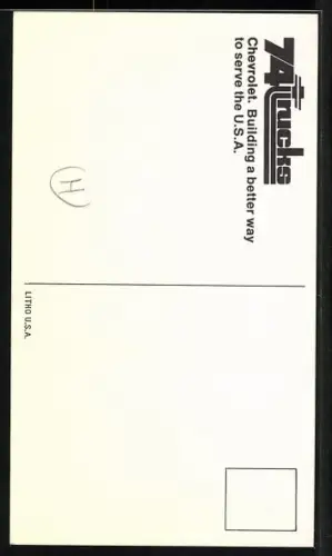 AK Auto, Chevrolet 74 trucks