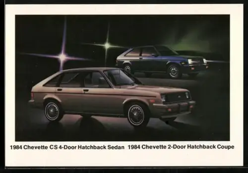 AK Autos Chevrolet Chevette CS von 1984 in zwei verschiedenen Ausführungen