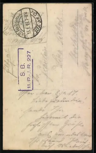 Foto-AK GL Co Nr. 7550/1: Soldat in Uniform mit Frau