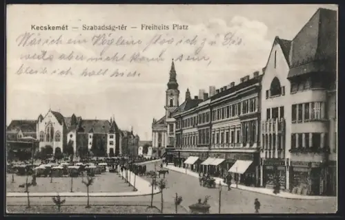 AK Kecskemét, Freiheits Platz