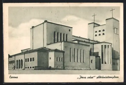 AK Csorna, Jézus szive plébániatemplom
