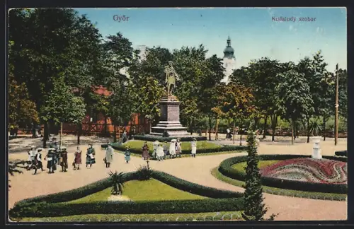 AK Györ, Kisfaludy szobor