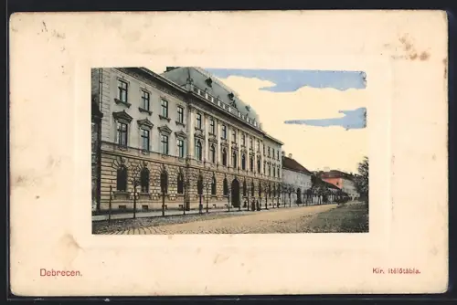 AK Debrecen, Kir. itélötábla