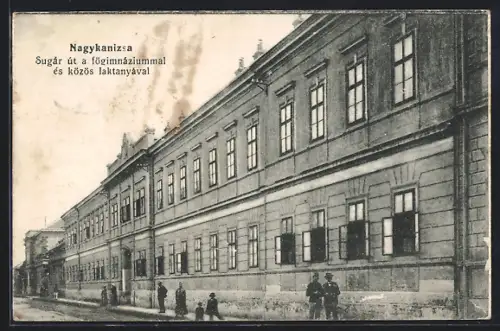 AK Nagykanizsa, Sugár út a fögimnáziummal és közös laktanyával