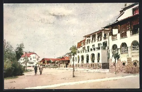 Künstler-AK Balatonkenese, A Székesfövárosi alkalmazottak balatonkenesei üdülötelepe