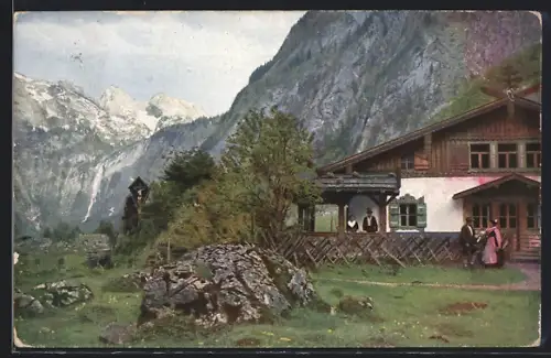 AK Berchtesgaden, Gasthaus Salealpe am Obersee