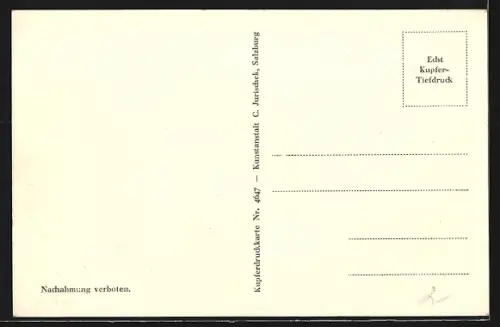 AK Berchtesgaden, Gasthof Hochlenzer gegen Berchtesgaden und Untersberg