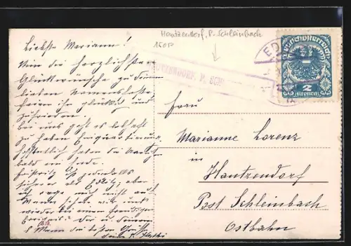 AK Budapest, Üllöer Strasse mit Strassenbahnen