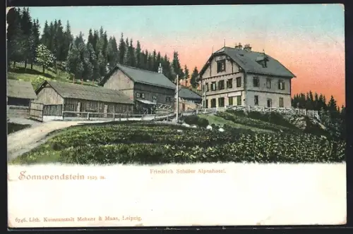 AK Alpenhotel Friedrich Schüler, Sonnwendstein