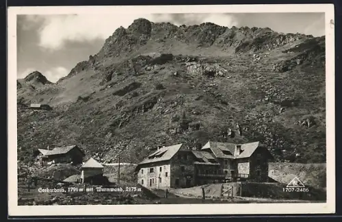 AK Seekarhaus /Obertauern, Berghütte mit Wurmwand