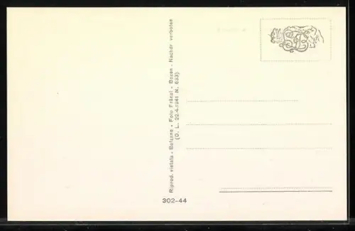 AK Innichen, Ortsansicht mit Dreischuster Spitze und Haunold