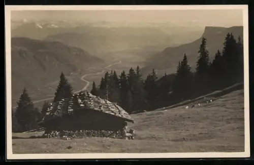 AK Giogo San Vigilio, Veduta dal Giogio San Vigilio nel Val Adige