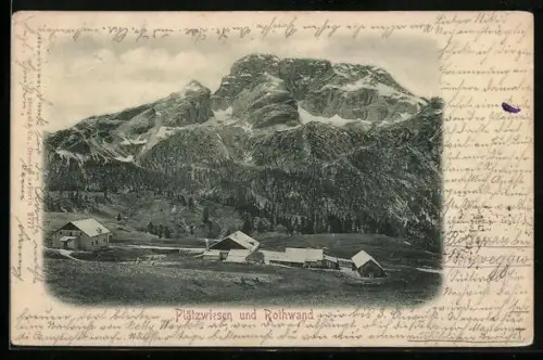 AK Plätzwiesen, Totale mit Rothwand