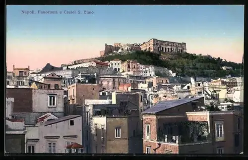 AK Napoli, Panorama e Castel S. Elmo