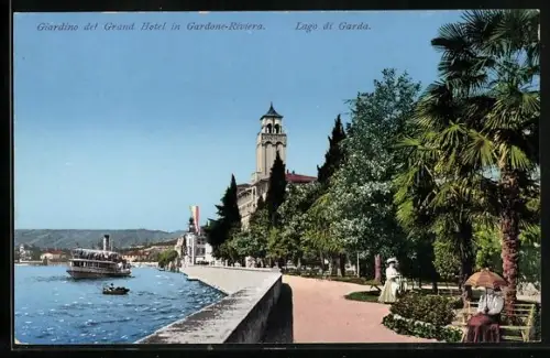 AK Gardone-Riviera, Giardino del Grand Hotel