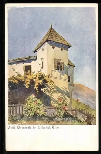 AK Deutscher Schulverein Nr. 360: Liebenrain im Eisacktal, Ortsansicht mit Türmchen