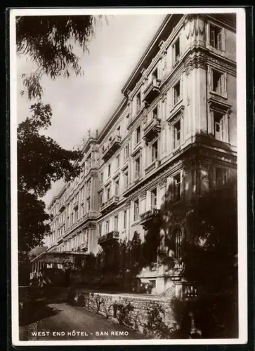 AK San Remo, West End Hotel