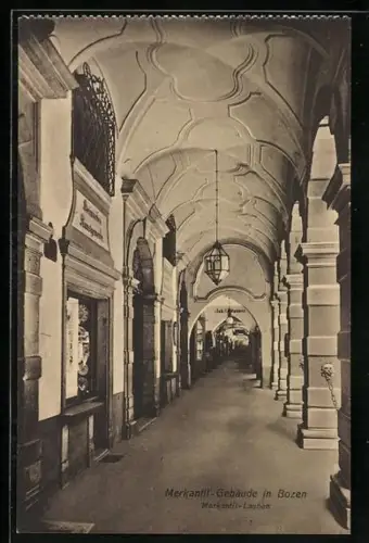 AK Bozen, Partie im Merkantil-Gebäude