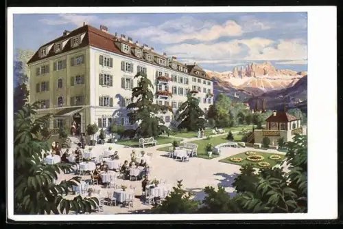 AK Bolzano, Albergo Luna, Gartenpartie